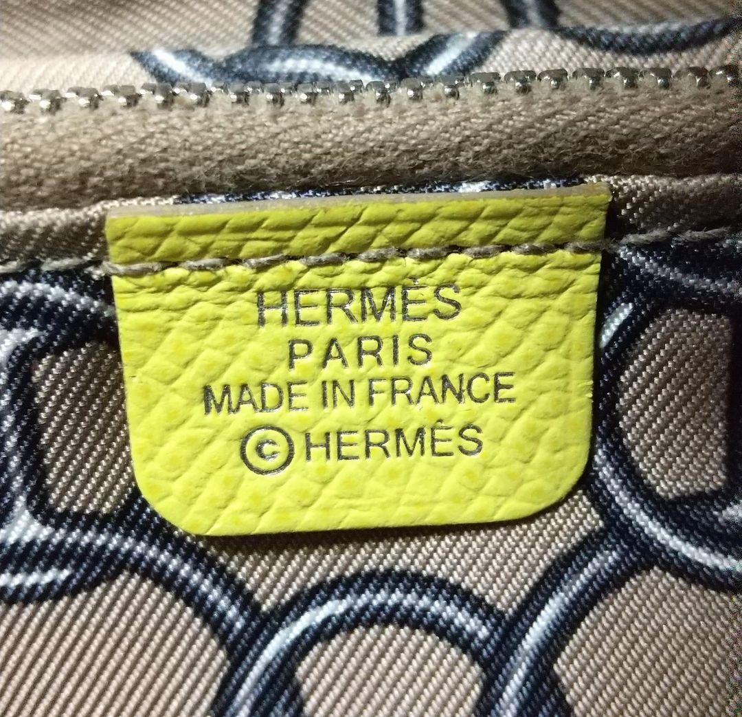 【美品】エルメス/アザップロング/シルクイン/ラウンドファスナー長財布/正規品