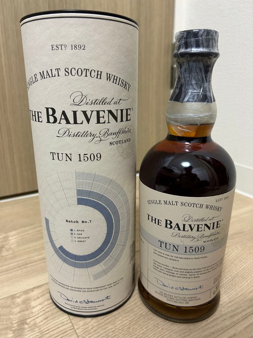(希少品値下げ)THE BALVENIE TUN 1509 Batch No.7