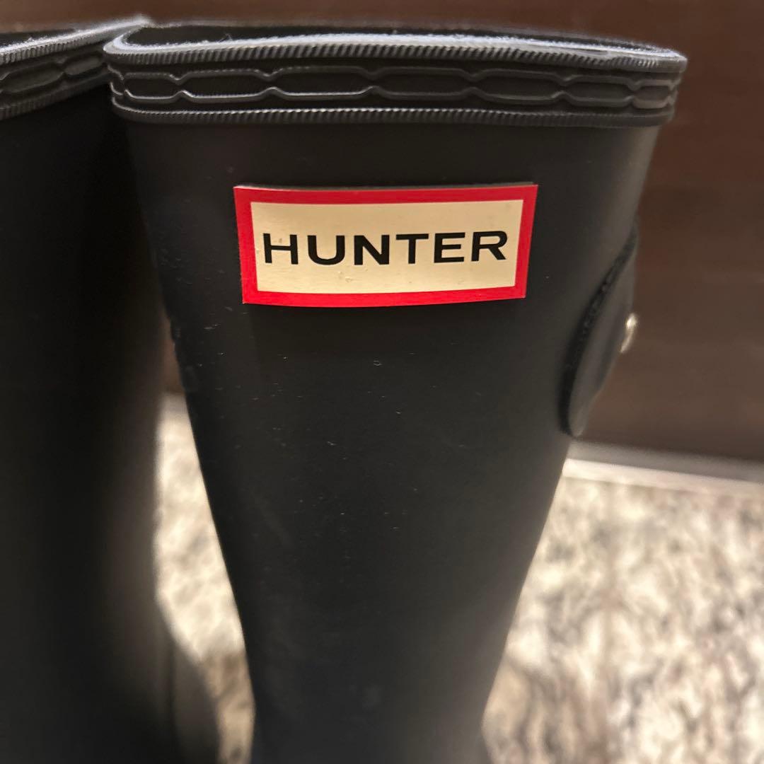 Hunter レインブーツ　ネイビー　25