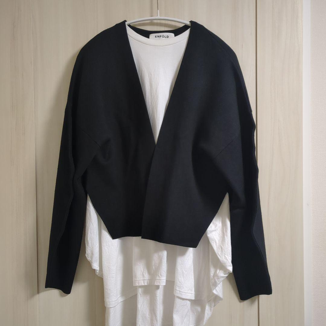 ENFOLD 　DOUBLEFACE CARDIGAN　38