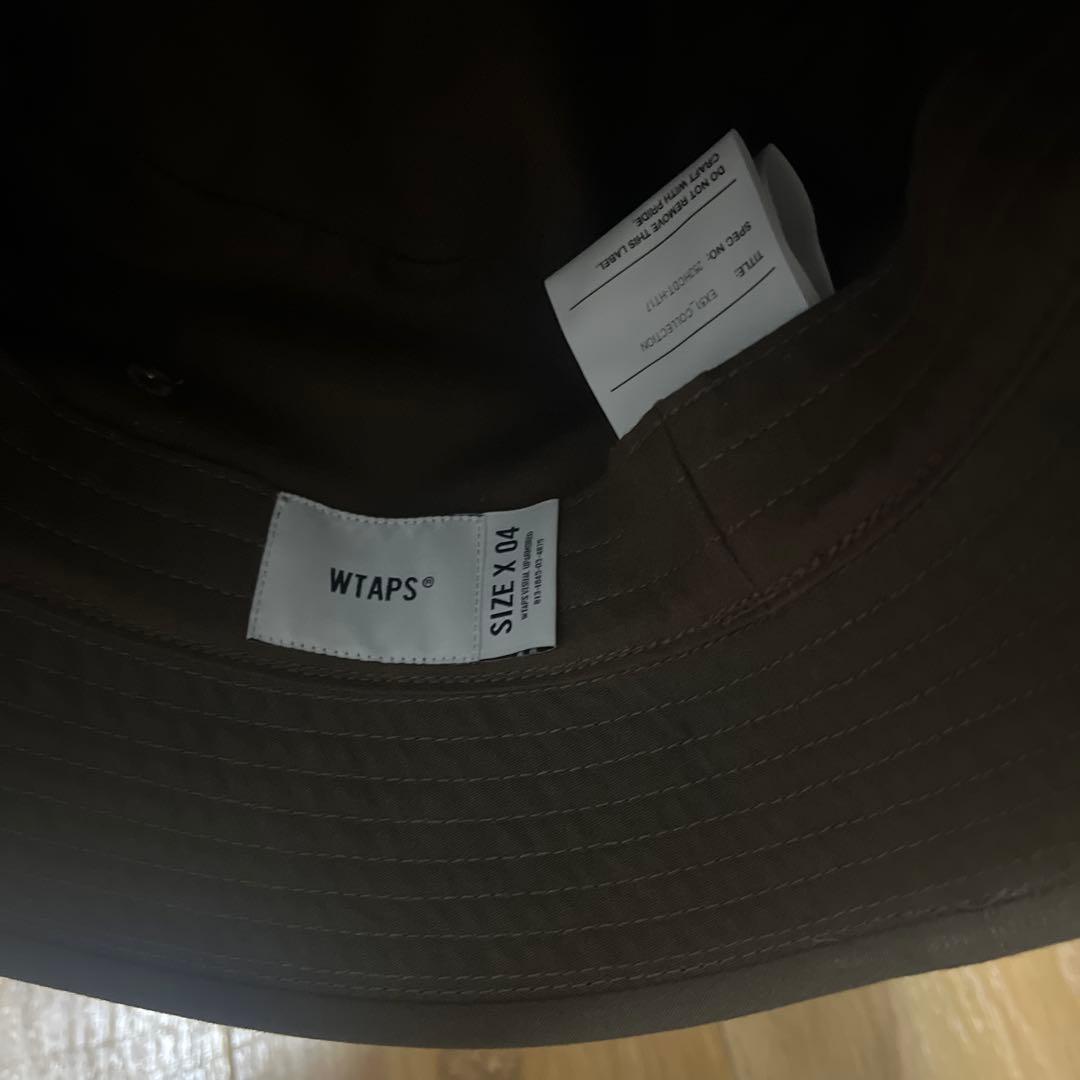 新品 WTAPS 2025AWバケットハット ブラウン茶色 サイズ4