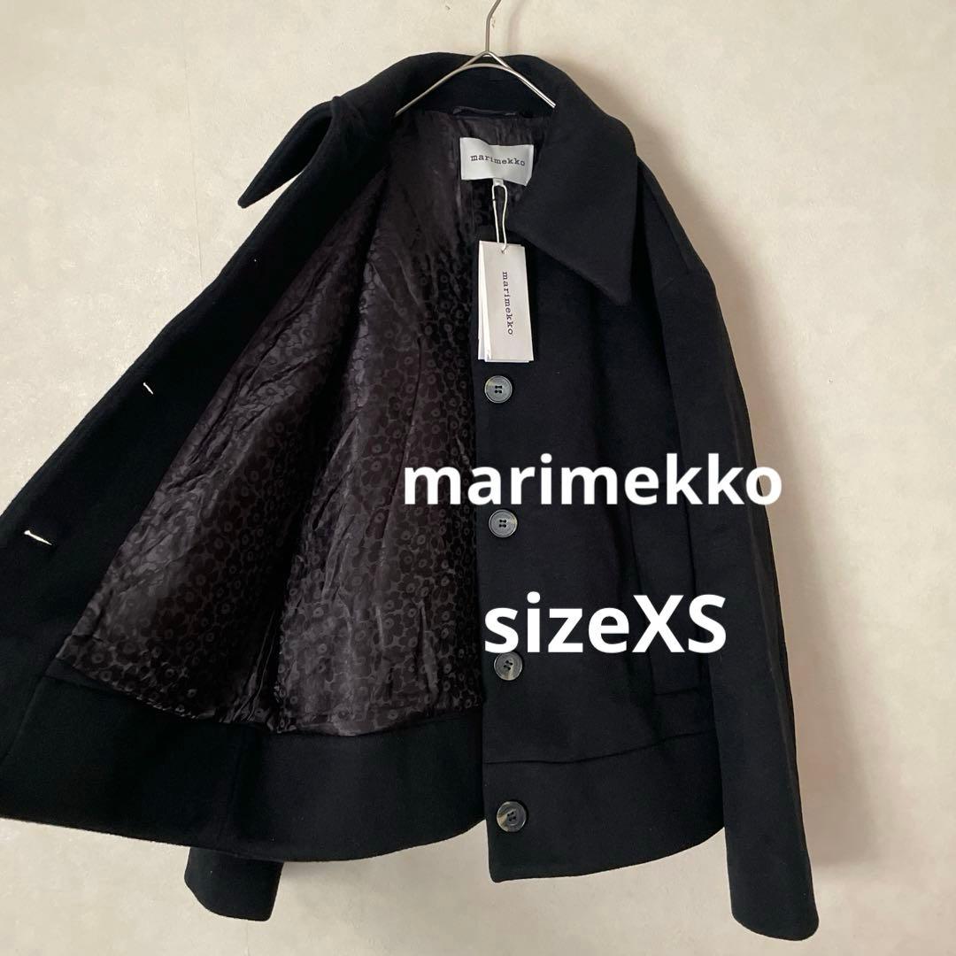 marimekko ピックイネン ウニッコ コート ブラック マリメッコ