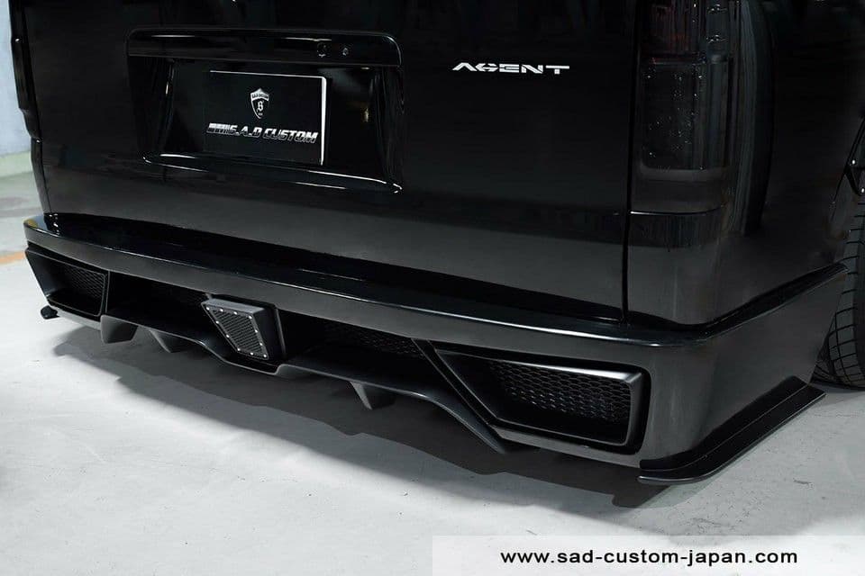 SADカスタム│AGENT リアバンパー│200 ハイエース ワイド