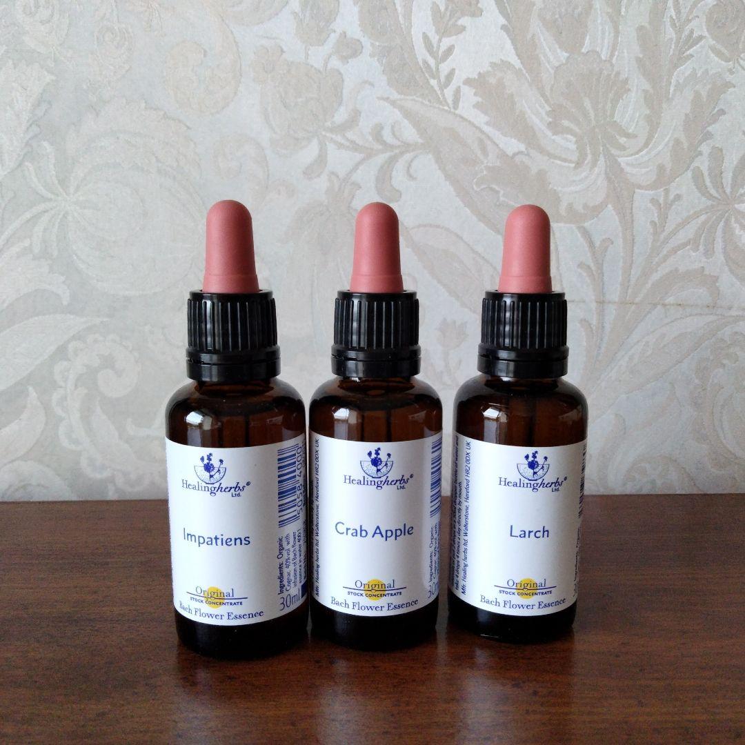 メルテンページ①インパチェンス②ラーチ③クラブアップル■ヒーリングハーブス