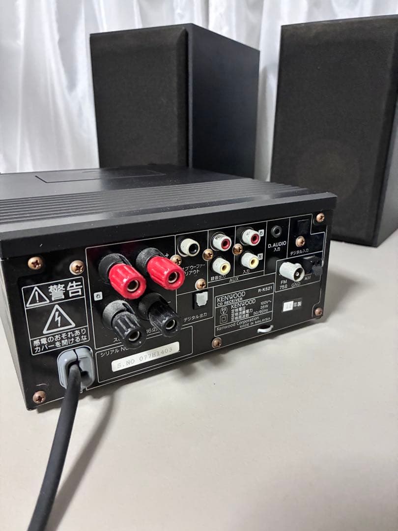 KENWOOD コンパクトミニコンポ　K-521