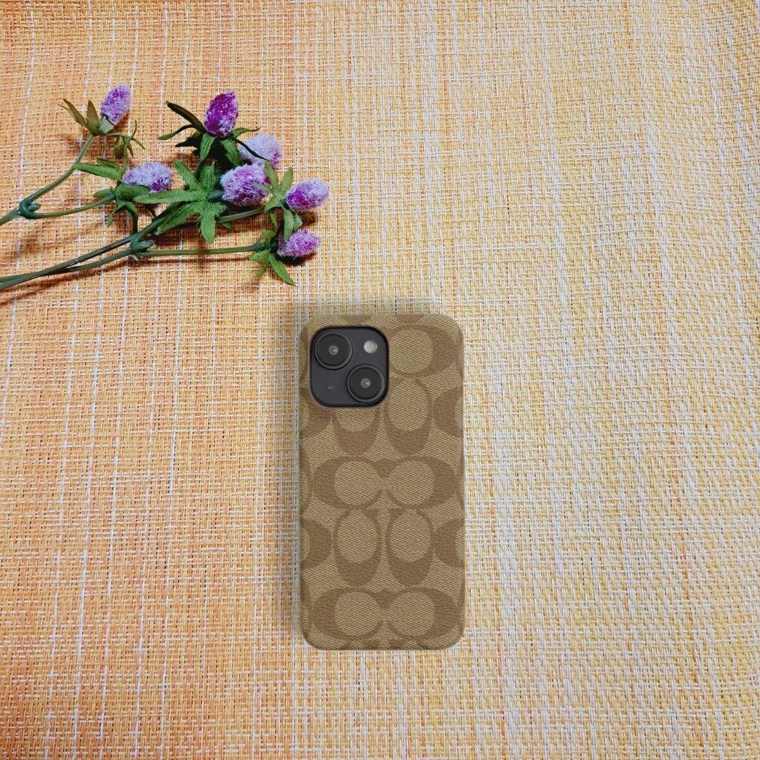 COACH iPhone15PROケース シグネチャー キャンバス CO-416