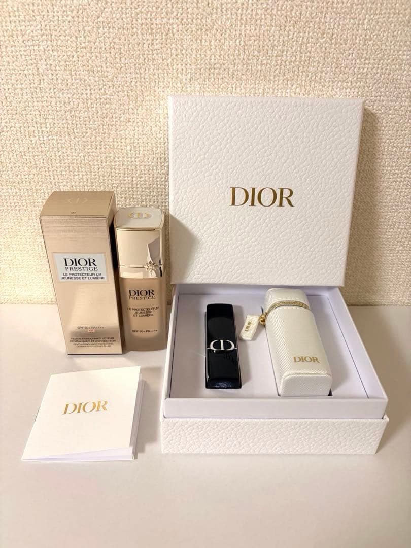 DIOR プレステージ ホワイト BB 00 (used) & プラチナ ギフト