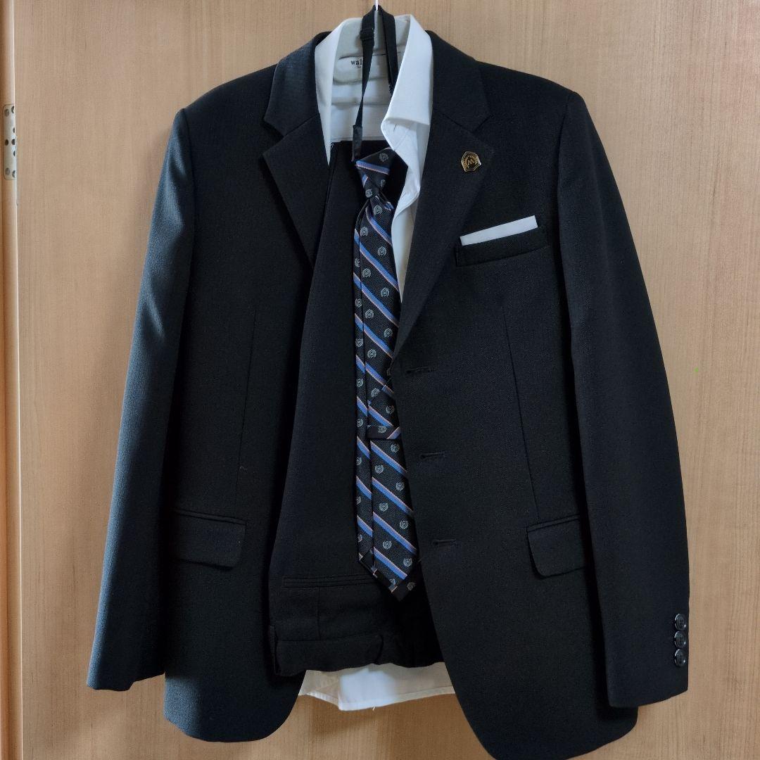 卒服　男子　フォーマルスーツ黒 160cm