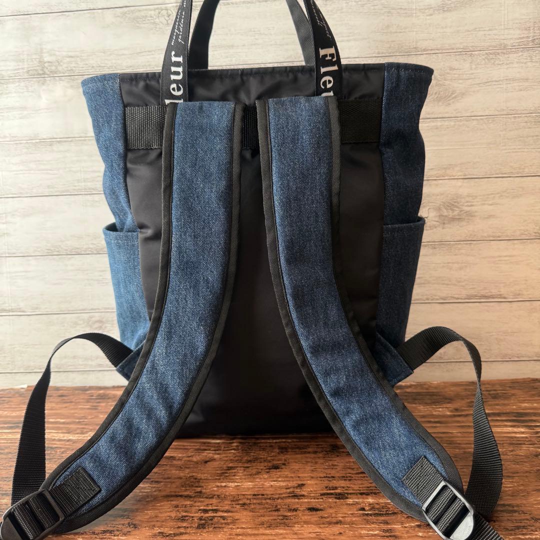 ☆デニムリメイク　all denim トートリュック☆
