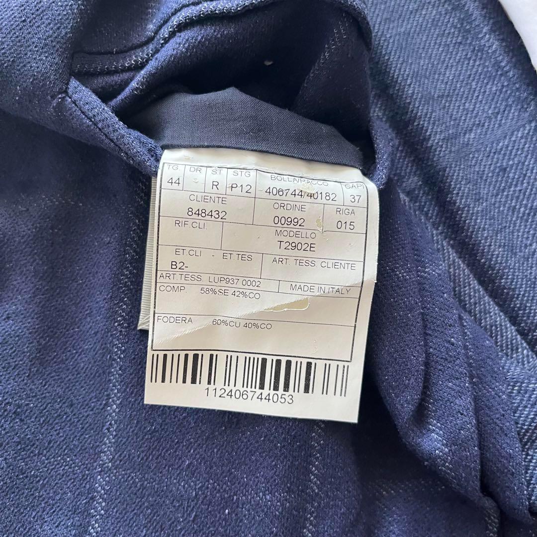 <美品>BOGLIOLI dover ネイビー シルク ジャケット サイズ44