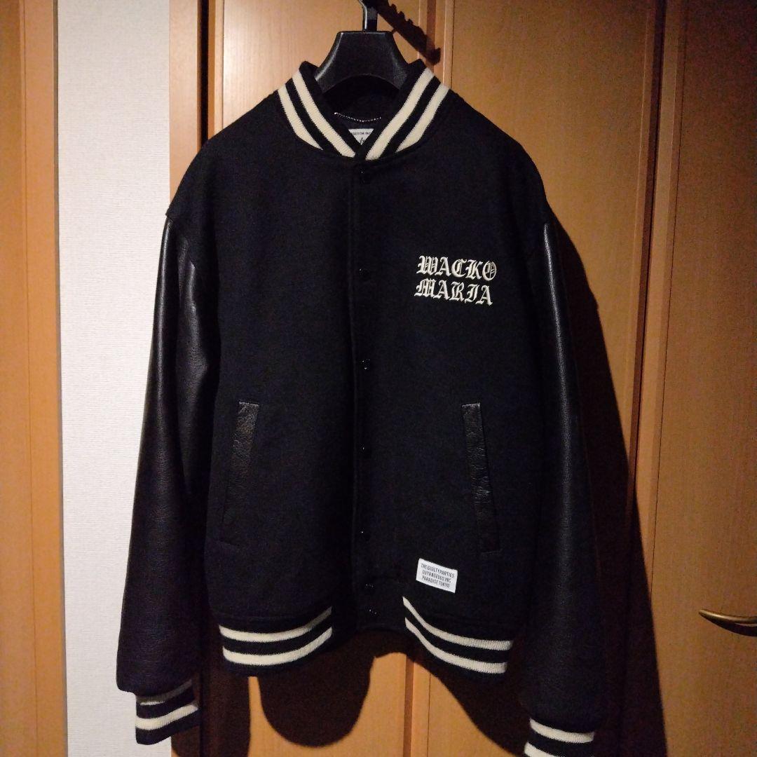 【新品同様】ワコマリア スタジャン 23FW レザー WACKOMARIA