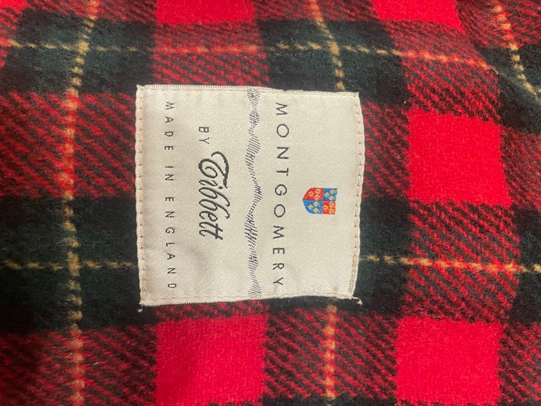 超希少 ウール赤ダッフルコート フード付き