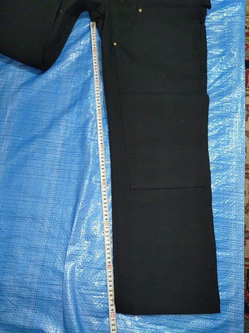 Carhartt ダブルニー w34×L32 USA製 ブラック ペインター