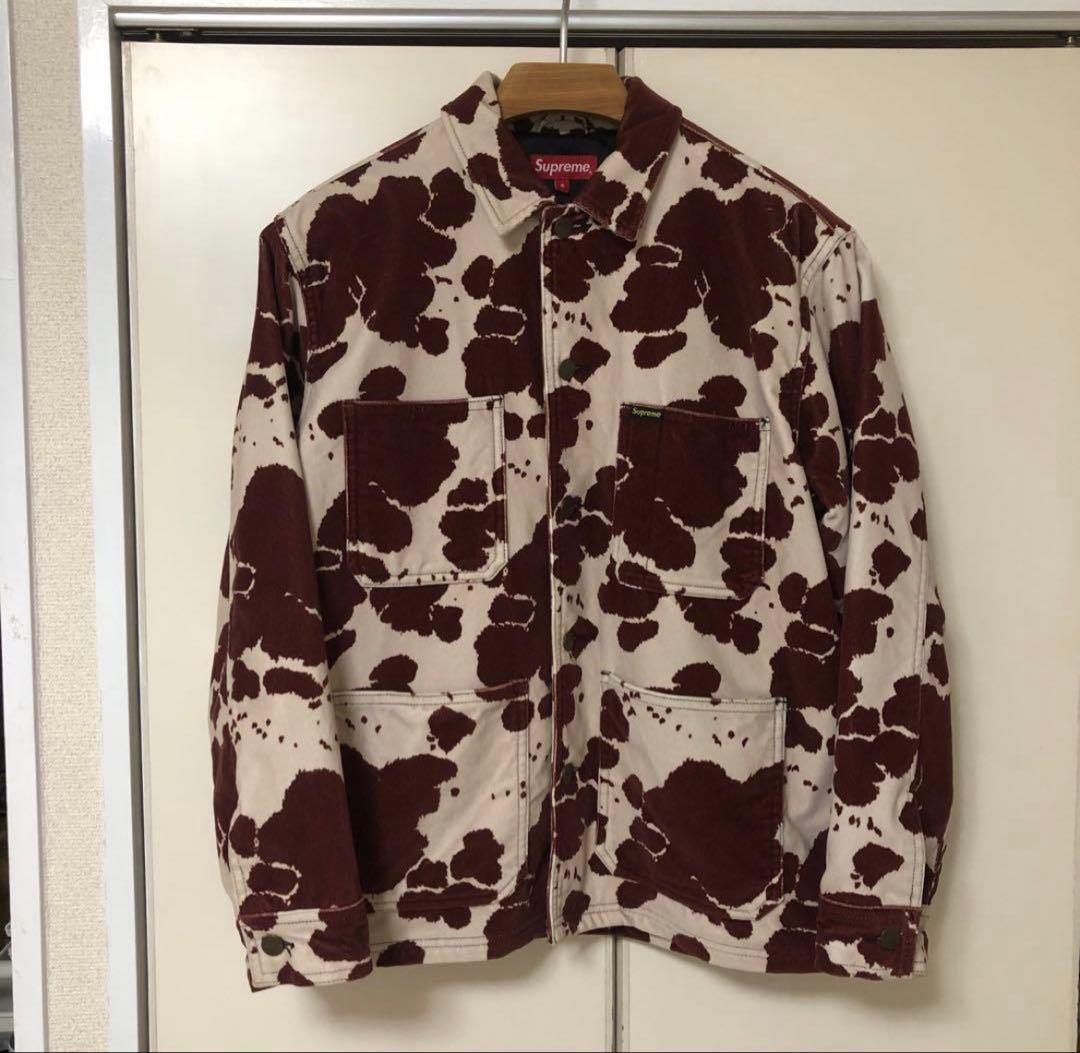 ジャケット・アウター Supreme velvet chore coat cow