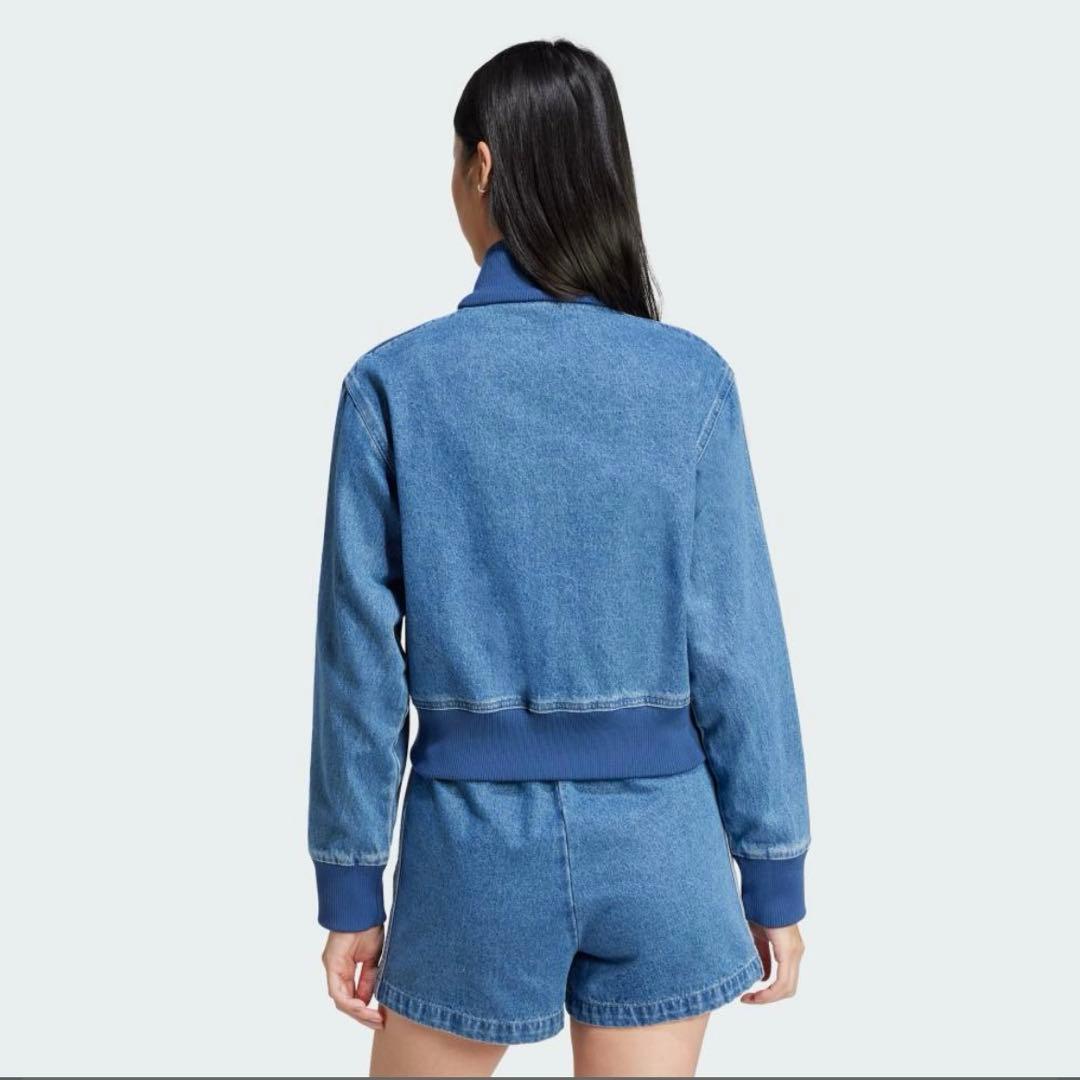 adidas アディダス デニム トラックトップ レディース ジャケット
