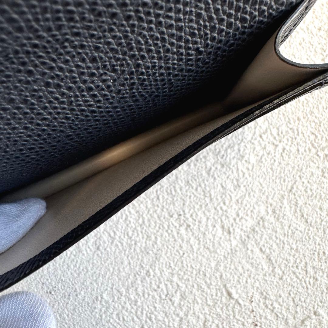 Valextra ヴァレクストラ 名刺ケース カードケース 財布 ネイビー