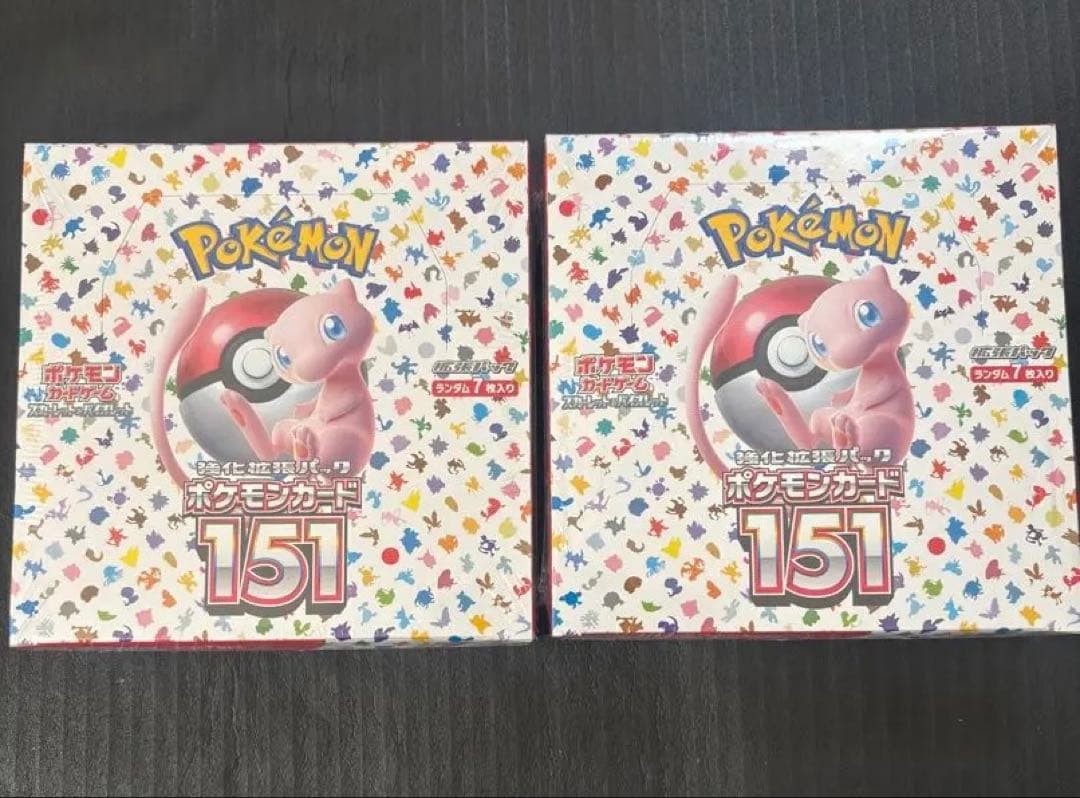ポケカ　151シュリンク付BOX 2BOX