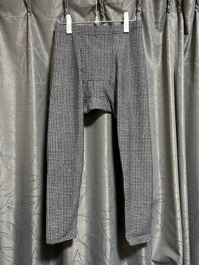 美品 21AW コムデギャルソンオムプリュス 千鳥格子 レギンス M レイヤード