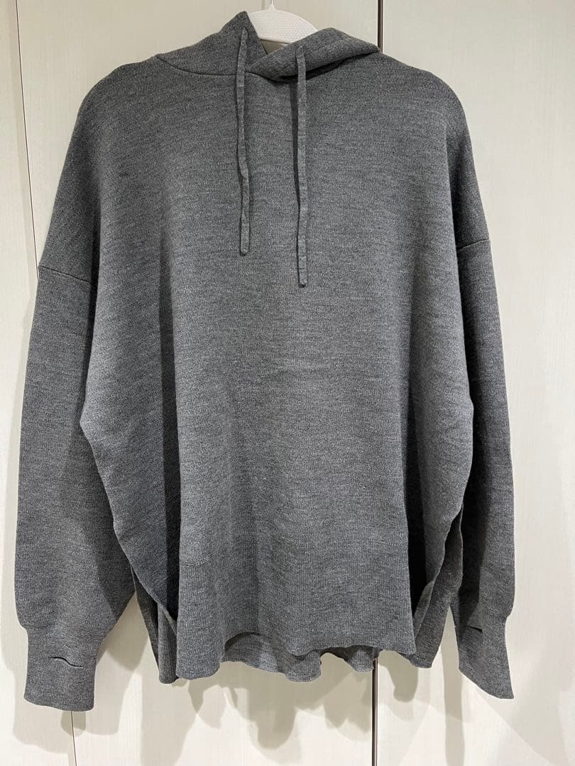 enfold ENFOLD フーディドプルオーバー　グレー38