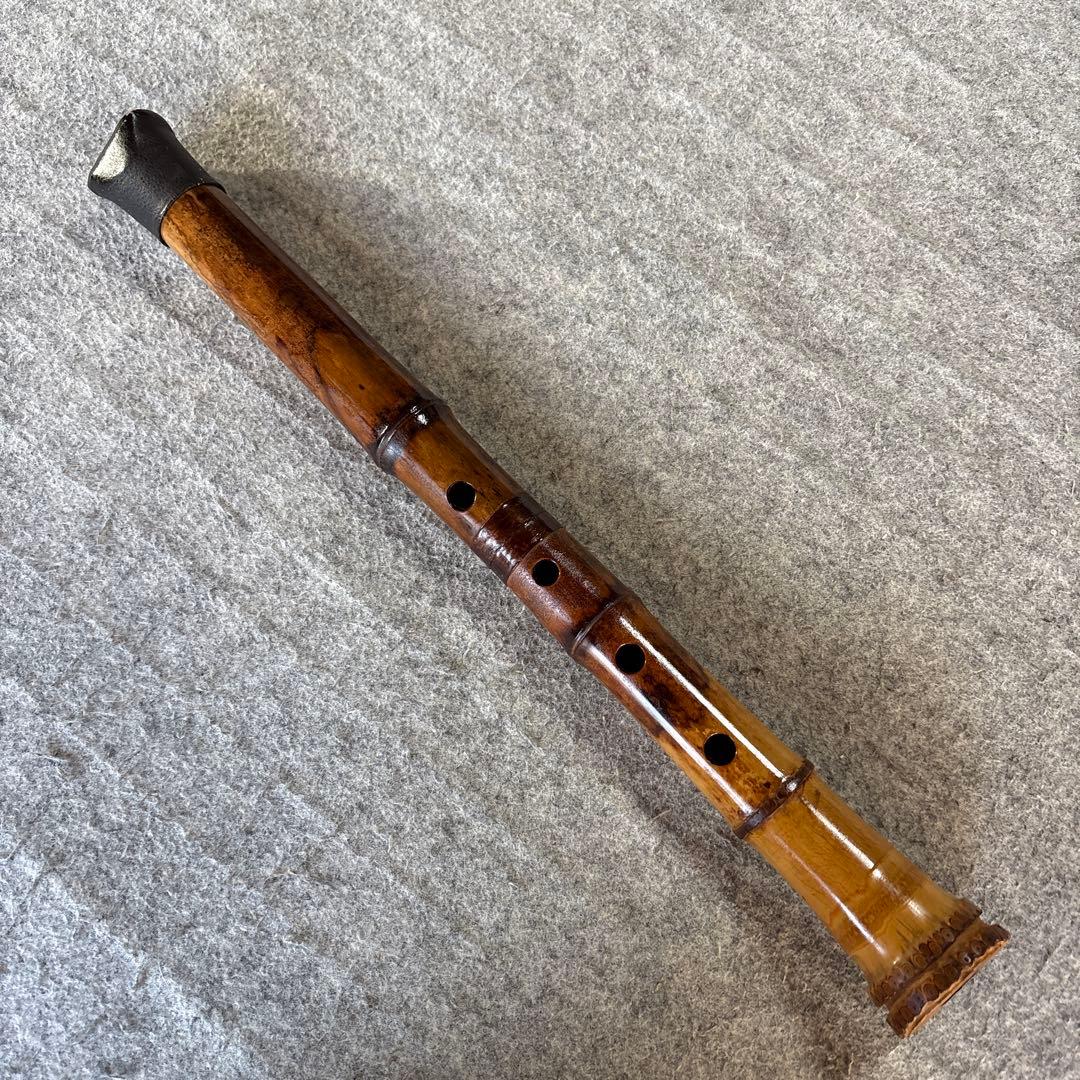 259尺八　一尺五寸管　竹弘？銘ニ印262尺八七寸管二本のお口価格