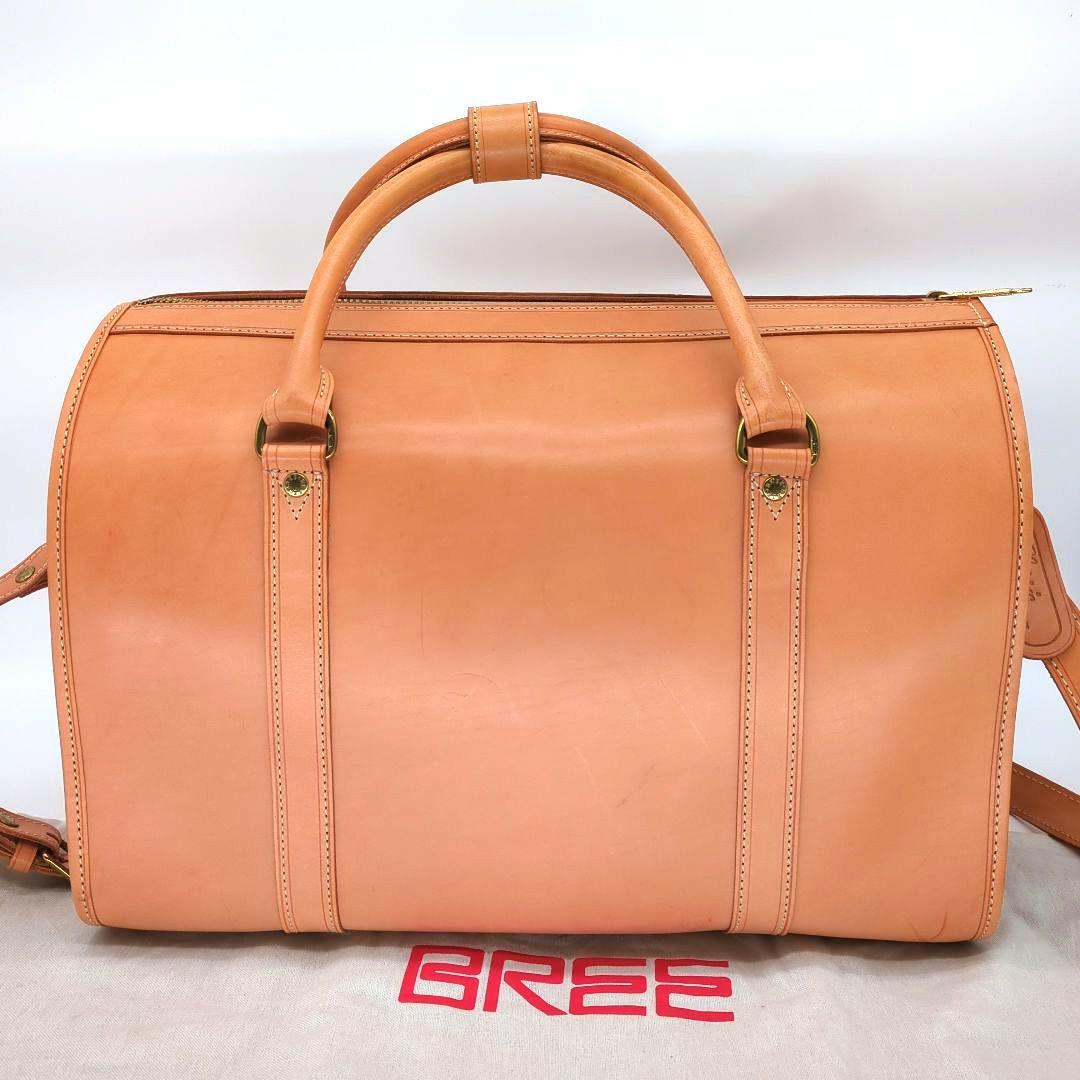 【未使用級】ブリー 2way ボストンバッグ ヌメ革