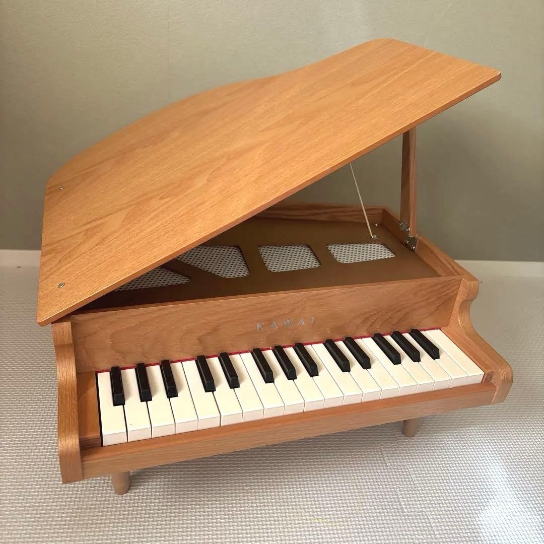 【美品】KAWAIミニピアノ グランドピアノ ナチュラル 1144