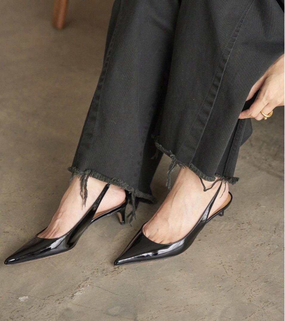 PELLICO ミュール3.5 Black 36