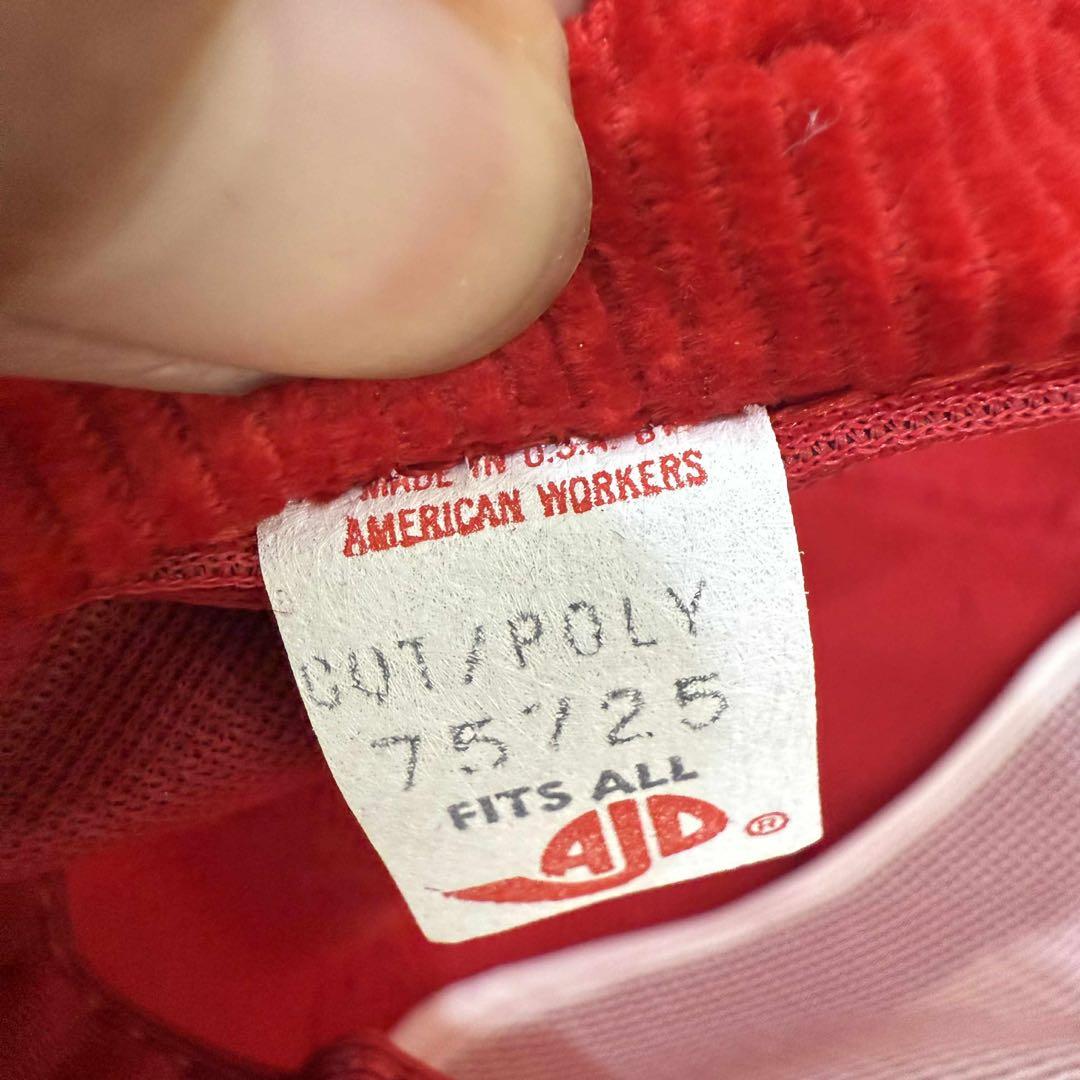 Marlboro Sports Cap レッド コーデュロイ 80s USA製