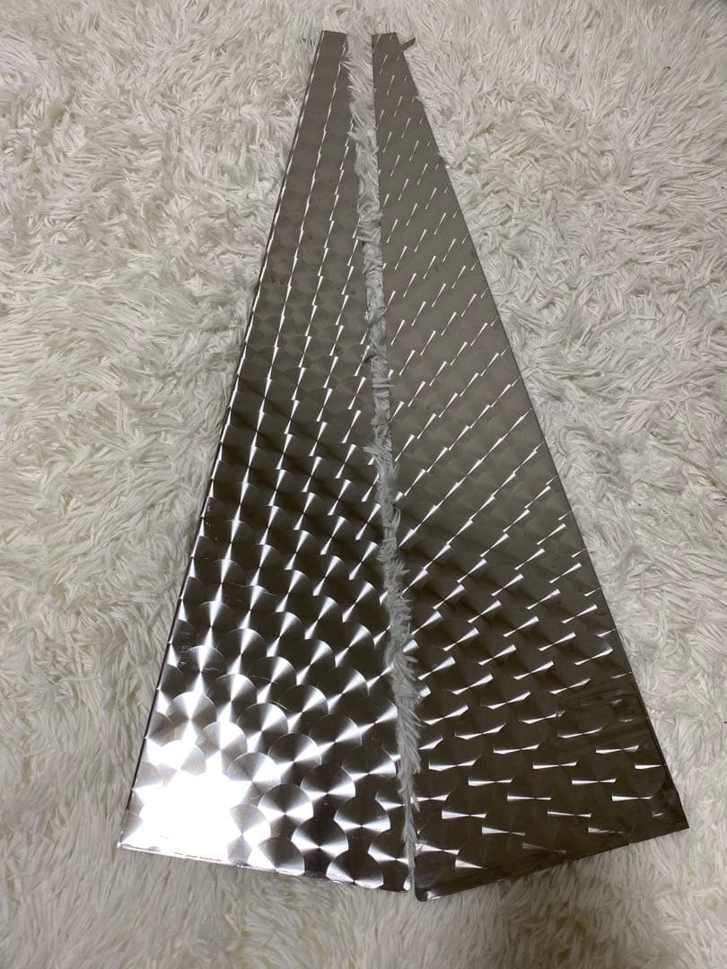 しんちぃ【美品】17スーパーグレートウインドウパネル　ステンレス板　ウロコ