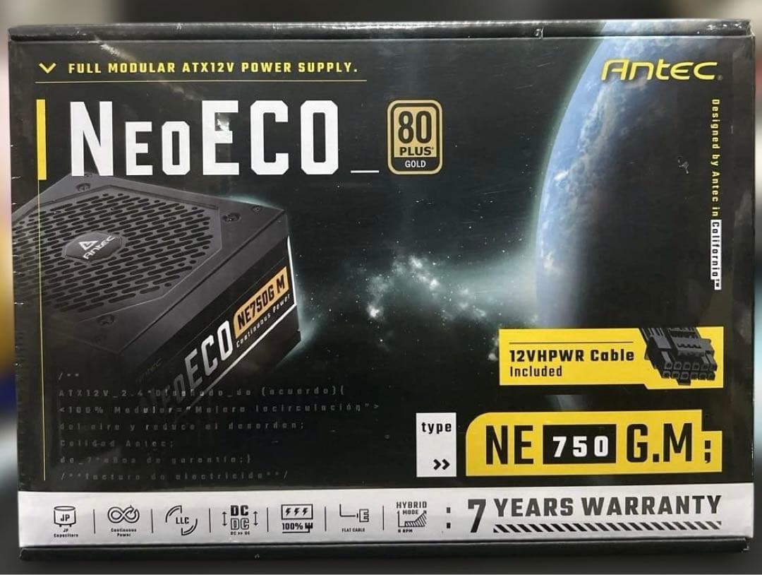 電源ユニット Antec NeoECO NE750G M 80+