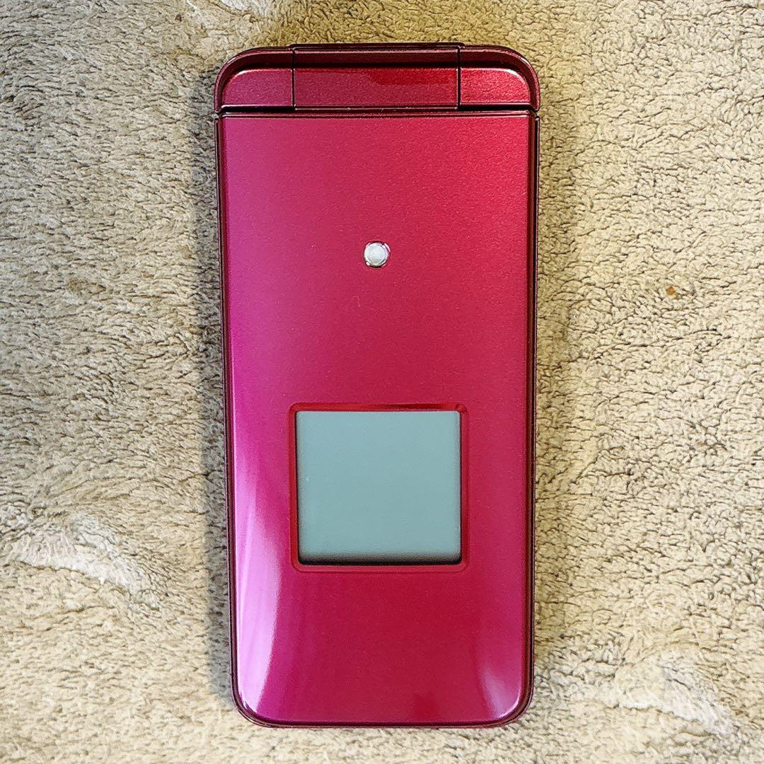 かんたんケータイ KYF43 ワインレッド