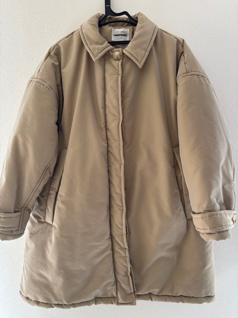 CAVEZA ROSSO ベージュ ダウンジャケット