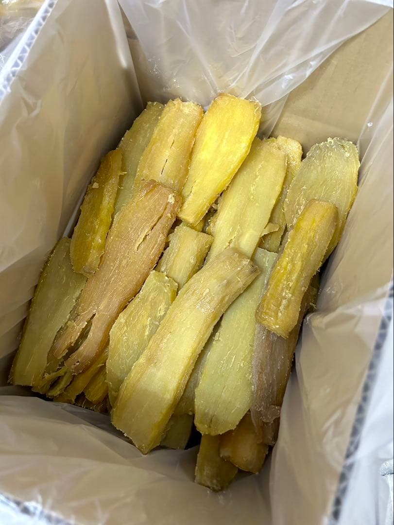 干し芋　箱込み2キロx2個セット(平+丸)