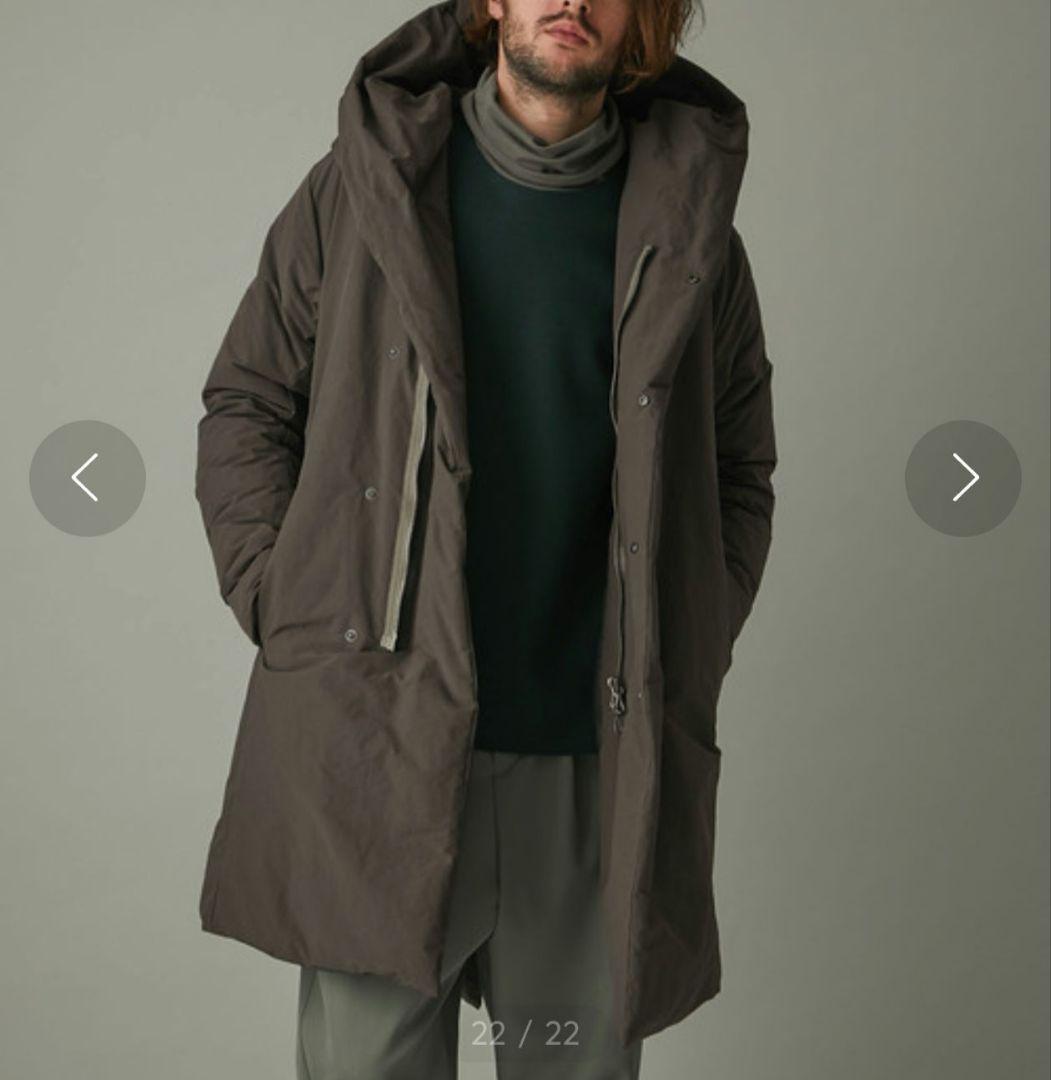 【美品】ATTACHMENT ダウンコート セミロング S ブラック