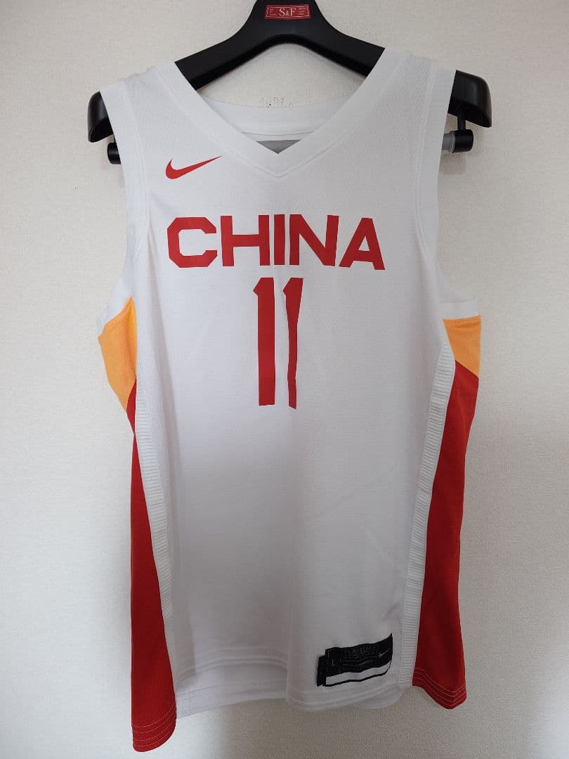 中国代表 バスケットボール ユニフォーム L 易建聯 NIKE CZ4255