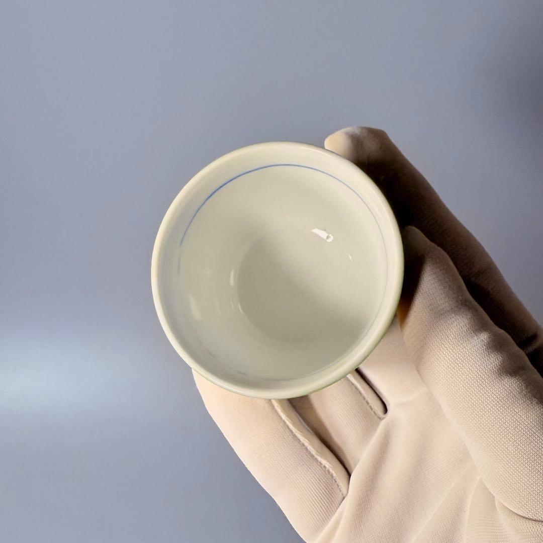 小野珀子　金襴手ぐい吞み　朱杯　玉杯　本物保証　共箱　共布　県重要無形文化財