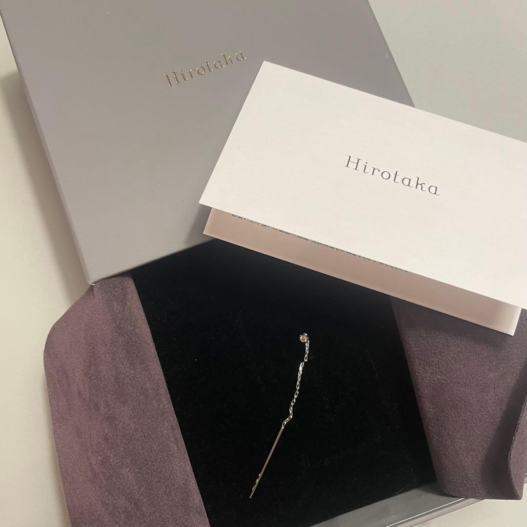 ダイヤモンド チェーン ピアスSサイズ　シルバー