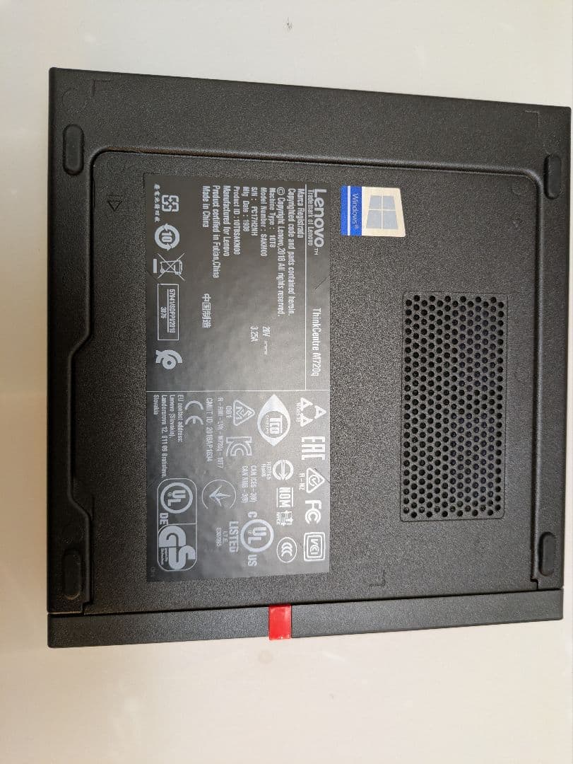 ミニPC Lenovo ThinkCentre M720q i5-8400T 8GB