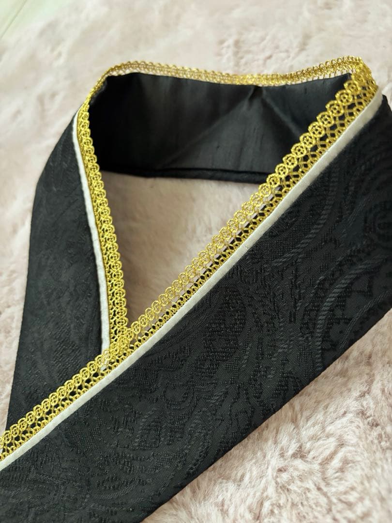 ふりふのジャカード重ね衿　振袖用