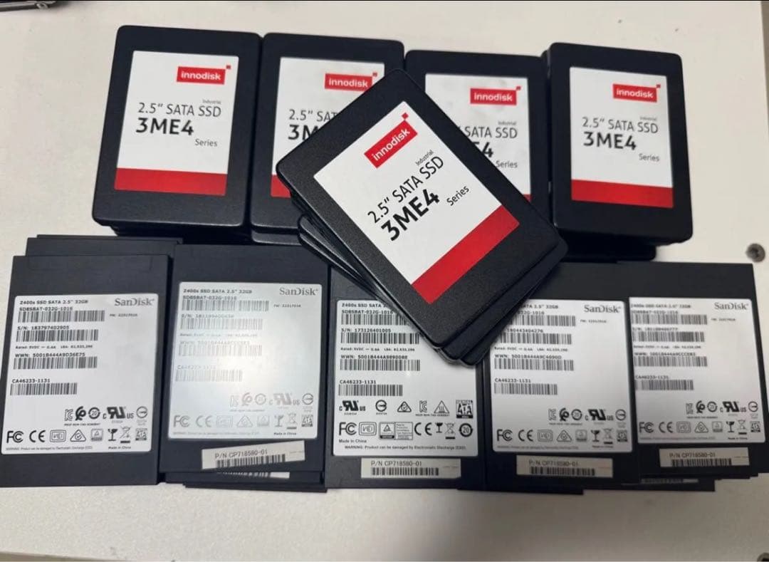 SSD 32GB 2.5インチ　115点セット　産業用に最適