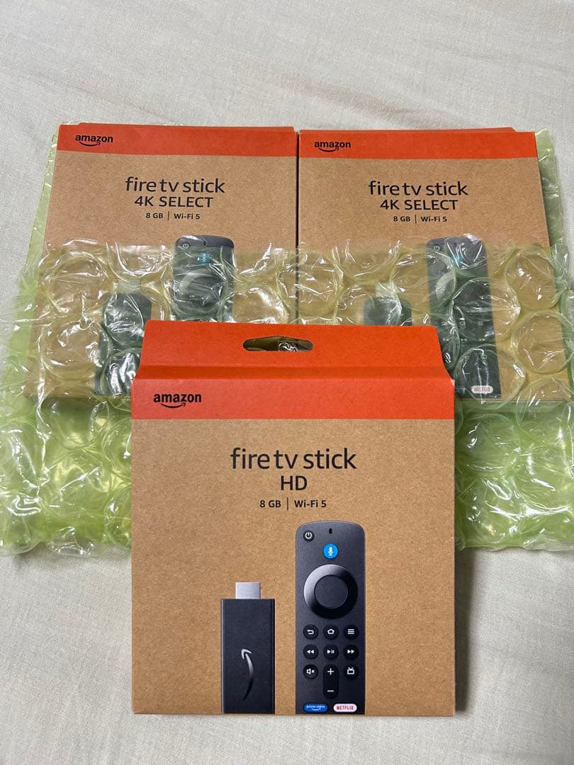 新品未使用 アマゾン ファイヤースティックTV 4K HD 3セット