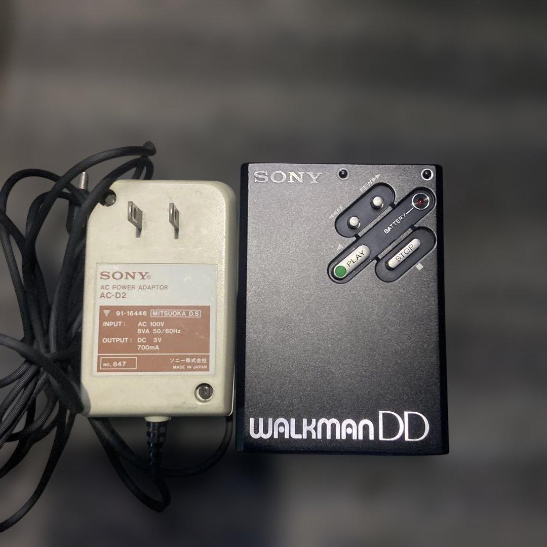 SONY WALKMAN DD カセットプレーヤー ACアダプター付き