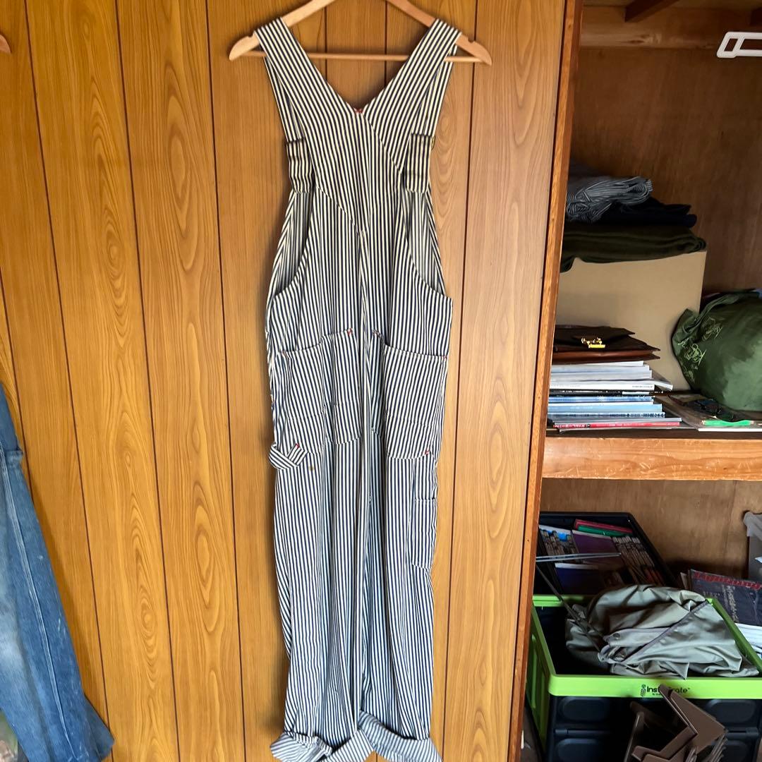 BIG MAC ヒッコリーストライプオーバーオール