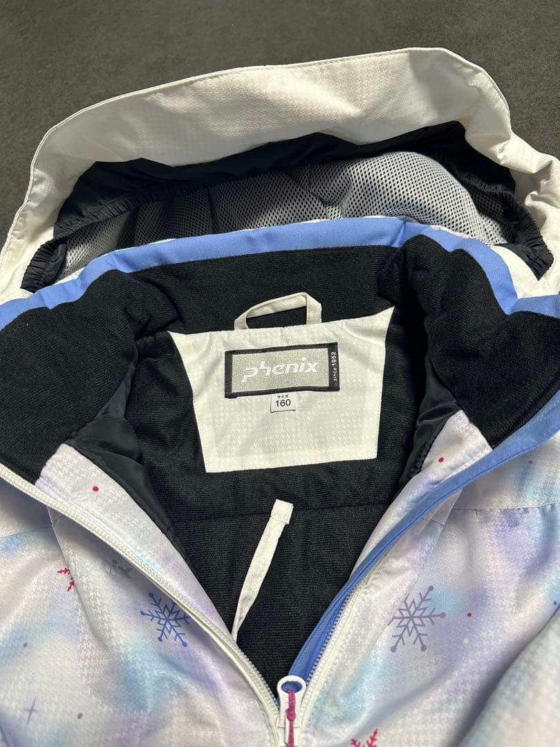 【美品】フェニックス 美品　セットアップ　スキーウェア　女の子　160