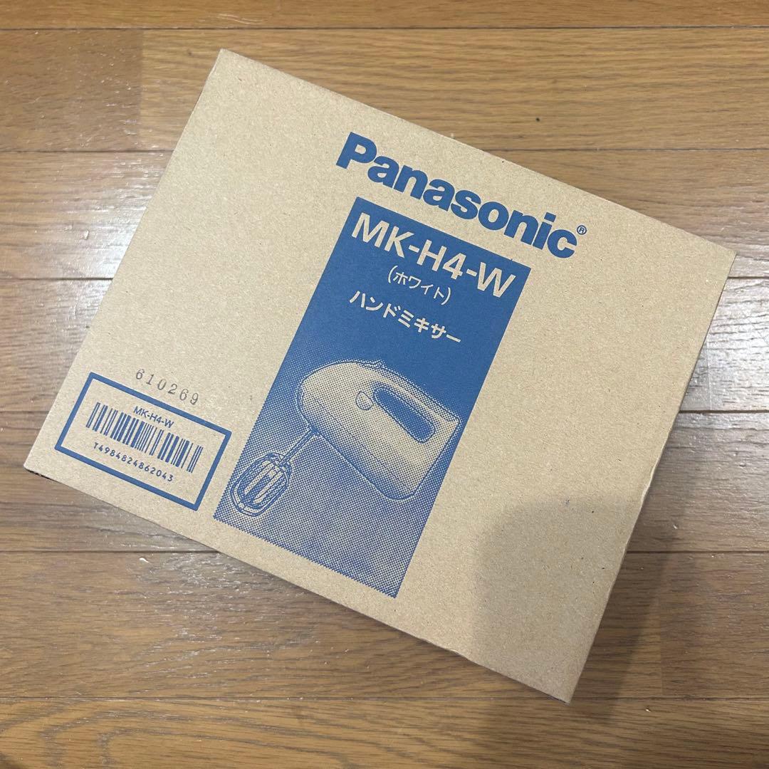 パナソニック ハンドミキサー 泡立て器 MK-H4-W