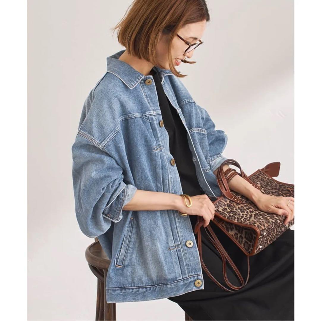 FRAMeWORK 【25AW新品】エクストララージデニムジャケット ブルー