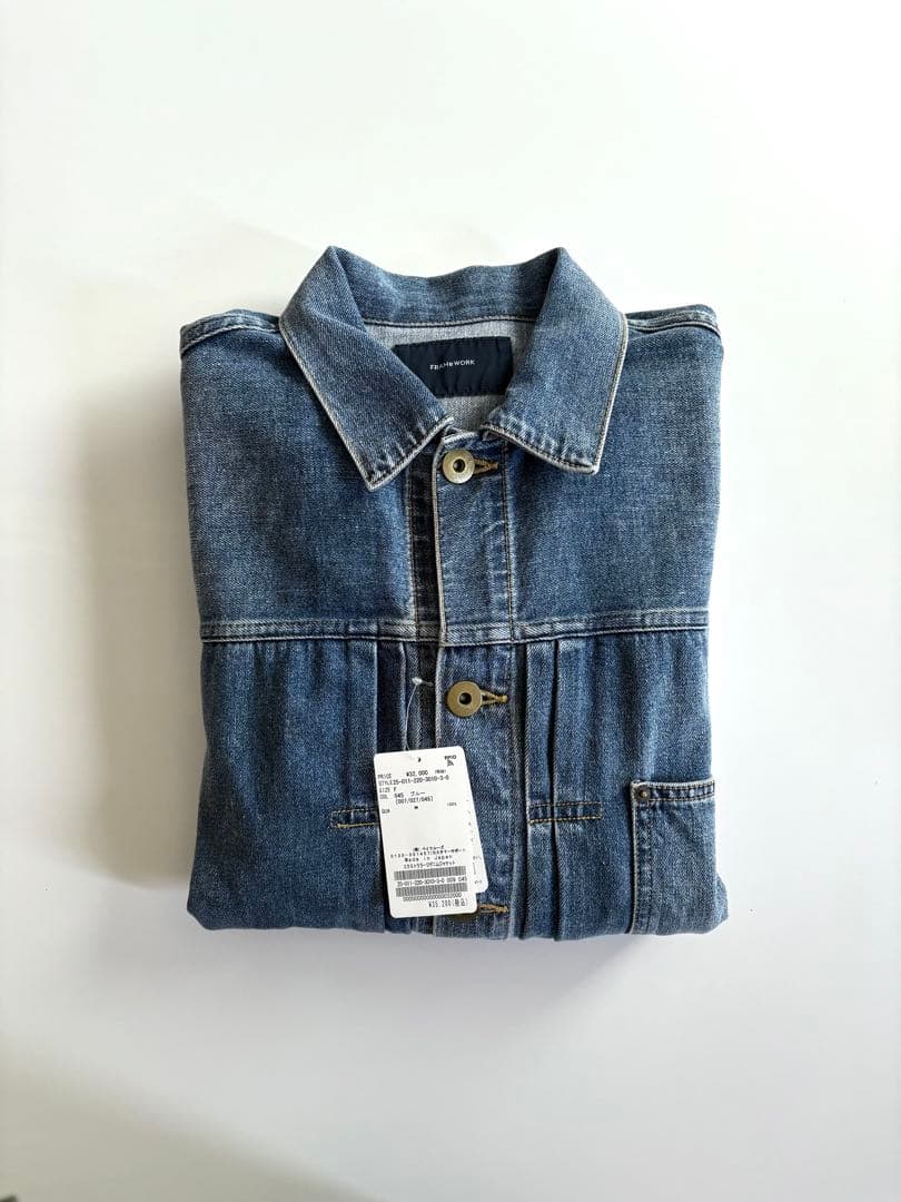 FRAMeWORK 【25AW新品】エクストララージデニムジャケット ブルー