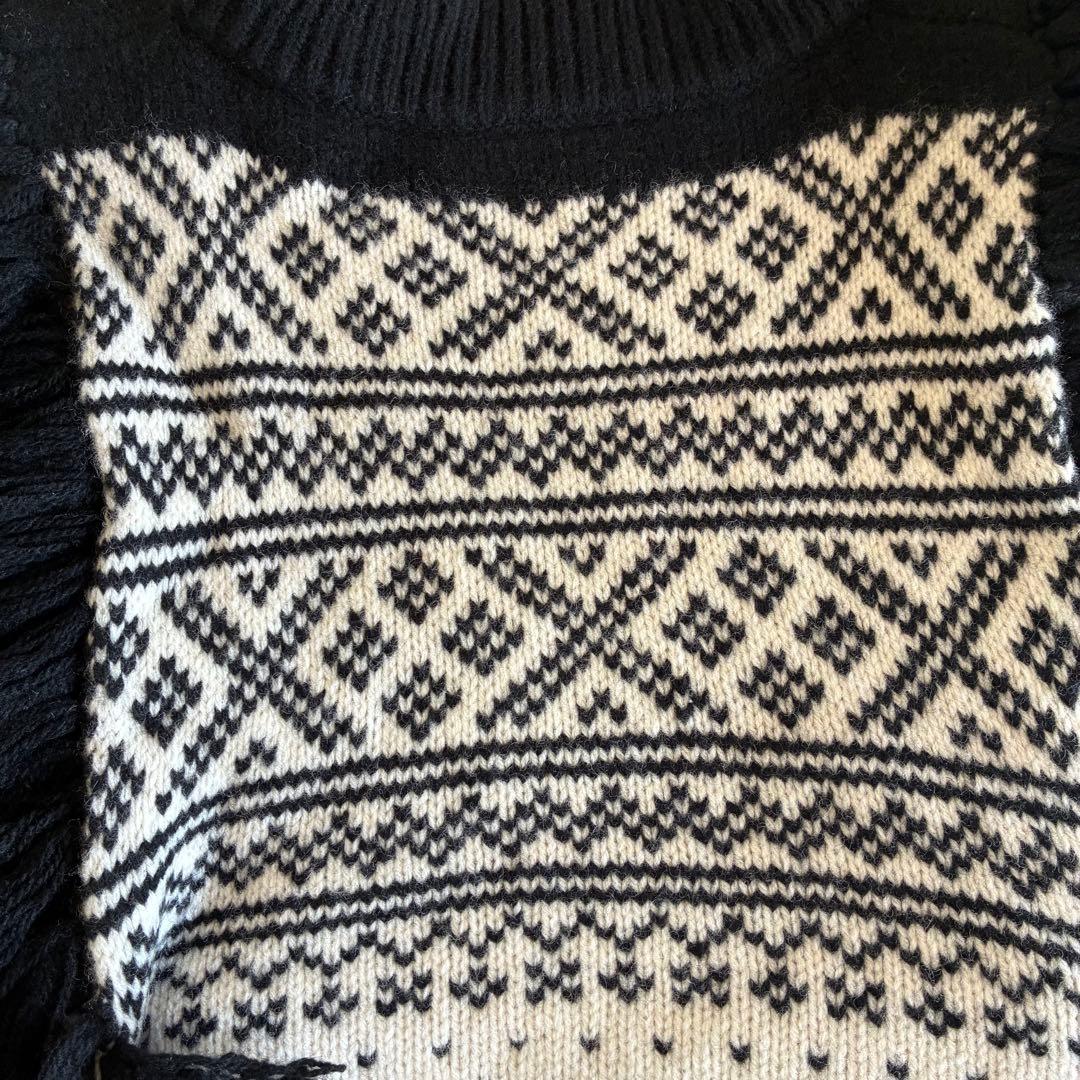 ハイクHYKEフリンジニットベスト