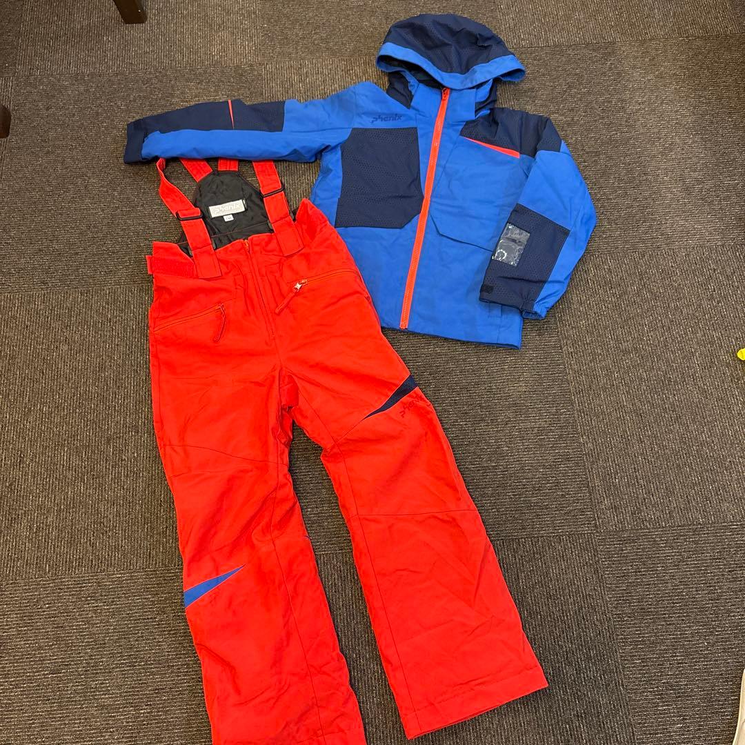 phenix 子ども用スキーウェア 青/赤
