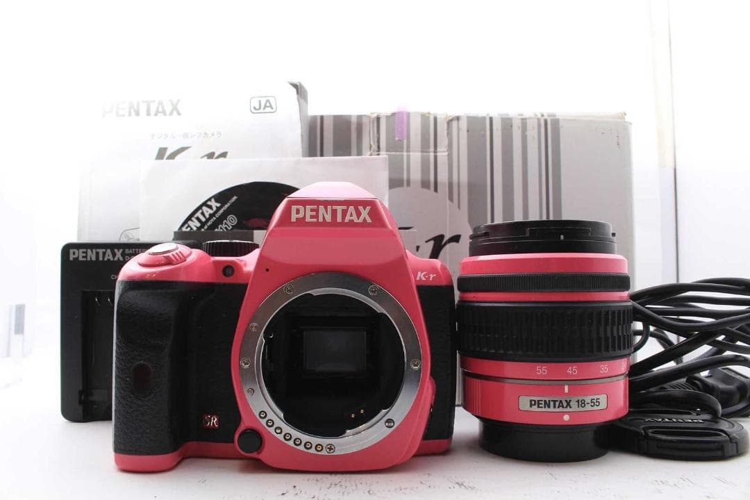 PENTAX K-r ピンク デジタル一眼レフカメラ 箱付き